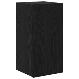 Berkfield Home TV Cabinet Set with Shelf Wall-mounted with Storage with Door 4 pcs Black oak 30.5 x 30 x 90 cm - thumbnail 5