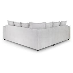Furnishings For Less UK Colby Natural Beige 5 Seater L Shaped Corner Sofa Fabric - thumbnail 2