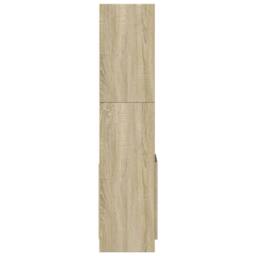 Berkfield Home Highboard¬†Sonoma Oak 92x33x140 cm Engineered Wood in Light Tan - Size: 92 x 33 x 140 cm - thumbnail 6