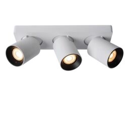 Lucide 'NIGEL' Dimmable Stylish Decorative Indoor LED Ceiling Spotlight GU10 in White - thumbnail 4