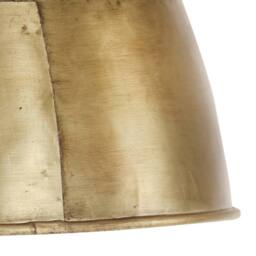 Berkfield Home Industrial Vintage Hanging Lamp 25 W Brass Round 31 cm E27 in Gold - thumbnail 6