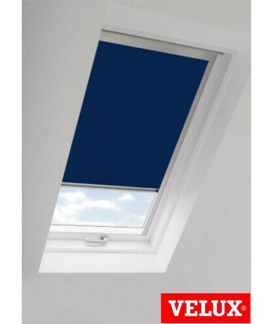 New Edge Blinds Aruba Blue Thermal out Skylight Roller Blinds (Velux Roof Windows G Codes) - Size: SK10 - image 1