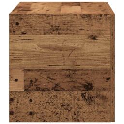 Berkfield Home Wall Cabinet Old Wood 80x39x40 cm Engineered Wood in Brown - Size: 80 x 39 x 40 cm - thumbnail 6