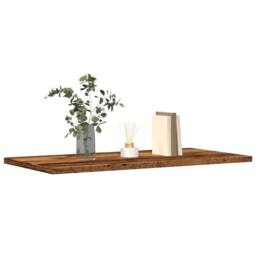 Berkfield Home Wall Shelves 4 pcs Old Wood 60x30x1.5 cm Engineered Wood in Brown - thumbnail 2