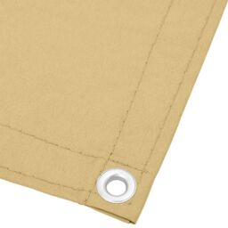 Berkfield Home Balcony Screen Sand 75x600 cm 100% Polyester Oxford in Yellow - thumbnail 4