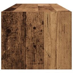 Berkfield Home TV Cabinet Old Wood 100x31x25, 5 cm Engineered Wood in Brown - thumbnail 8