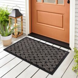 RugsX Antislip Vectra Doormat in Beige - Size: 50 cm x 80 cm - thumbnail 2
