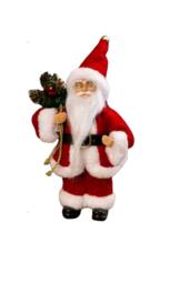 Marco Paul Hanging Santa Claus Christmas Tree Decoration in Red - thumbnail 2