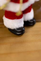Marco Paul Hanging Santa Claus Christmas Tree Decoration in Red - thumbnail 6