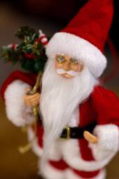 Marco Paul Hanging Santa Claus Christmas Tree Decoration in Red - thumbnail 8