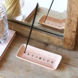 Lisa Angel Women's Celestial Incense Holder in Baby Pink