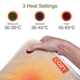 Bodi-Tek COZY Heated Throw & Seat Cover Pad - JORV in Beige - Size: 120 cm x 90 cm - thumbnail 5