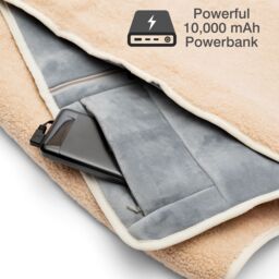 Bodi-Tek COZY Heated Throw & Seat Cover Pad - JORV in Beige - Size: 120 cm x 90 cm - thumbnail 6