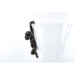 Jardinopia Chimpanzee Plant Pot Hanger - L11.5 x W7 x H4.5 cm in Bronze - thumbnail 7