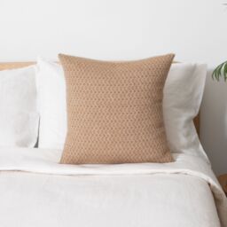 Native Natural Hoop Beige Wool Cushion Cover 45x45cm - Size: 45 cm x 45 cm - thumbnail 2