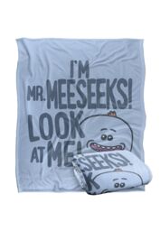 Warner Brothers Rick & Morty Officially Licensed Silky Touch Super Soft Throw Blanket 152 x 127 cm in White - thumbnail 2