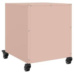 Berkfield Home Stylish Bedside Cabinets 2 pcs Pink 36x39x43.5 cm Steel - thumbnail 8