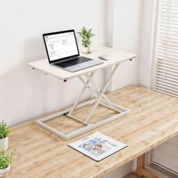 EONLION White Standing Desk Converter Adjustable - Size: 100 cm - thumbnail 5