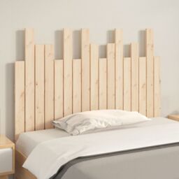 Berkfield Home Wall Headboard 108x3x80 cm Solid Wood Pine in Brown - Size: 108 x 3 x 80 cm - thumbnail 3