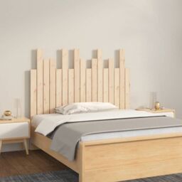 Berkfield Home Wall Headboard 108x3x80 cm Solid Wood Pine in Brown - Size: 108 x 3 x 80 cm - thumbnail 1