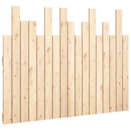 Berkfield Home Wall Headboard 108x3x80 cm Solid Wood Pine in Brown - Size: 108 x 3 x 80 cm - thumbnail 2