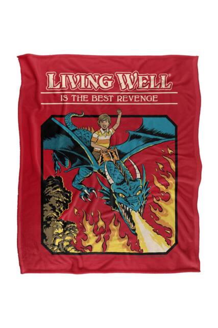 Steven Rhodes Living Well Silky Touch Super Soft Throw Blanket - Size: Large - image 1