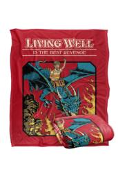 Steven Rhodes Living Well Silky Touch Super Soft Throw Blanket - Size: Large - thumbnail 2
