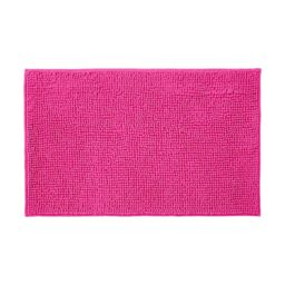 Allure Bath Fashions Chenille Bobble Bath Mat 60 x 90cm - Super Soft Microfibre & Non-Slip in Fuchsia - Size: 60 x 90 cm