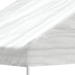 Berkfield Home Gazebo with Roof White 20.07x2.28x2.69 m Polyethylene - thumbnail 4