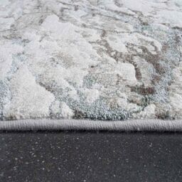 The Rug Shop UK Modern Abstract Silver Easy to clean Machine Made Area Rug - Size: 160 cm x 230 cm - thumbnail 5