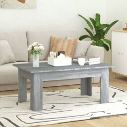 Berkfield Home Coffee Table Grey Sonoma 100x60x42 cm Engineered Wood - Size: 100 x 60 x 42 cm - thumbnail 3