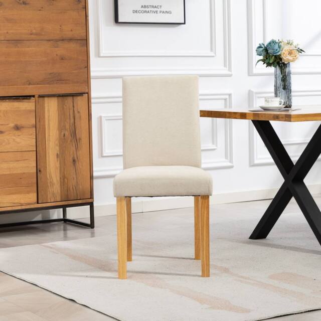 Artemis Home Almont Fabric Dining Chairs - Set of 2 in Beige - Size: 2 Pack - image 1