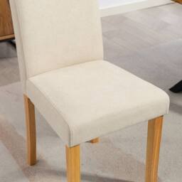 Artemis Home Almont Fabric Dining Chairs - Set of 2 in Beige - Size: 2 Pack - thumbnail 4