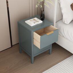 Cabinet Bits Castel 2 Drawer Bedside Table in Grey - thumbnail 4