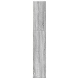 Berkfield Home Decorative Bookcase Grey Sonoma 80x24x143 cm Engineered Wood - Size: 80 x 24 x 143 cm - thumbnail 5