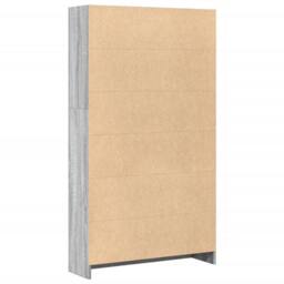 Berkfield Home Decorative Bookcase Grey Sonoma 80x24x143 cm Engineered Wood - Size: 80 x 24 x 143 cm - thumbnail 6