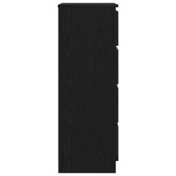 Berkfield Home Sideboard Black Oak 60x35x98.5 cm Engineered Wood - thumbnail 6