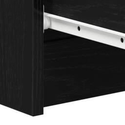 Berkfield Home Sideboard Black Oak 60x35x98.5 cm Engineered Wood - thumbnail 9