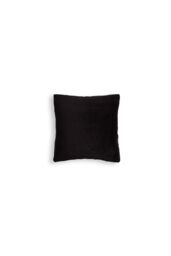 BHS Microfleece Cushion in Black - Size: 45 cm x 45 cm - thumbnail 2