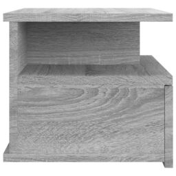 Berkfield Home Floating Nightstand 2 pcs Grey Sonoma 40x31x27 cm Engineered Wood - Size: 40 x 31 x 27 cm - thumbnail 6