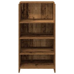 Berkfield Home Reception Desk Old Wood 55x50x103.5 cm Engineered Wood in Brown - thumbnail 5