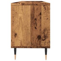 Berkfield Home TV Cabinet Old Wood 150x30x44.5 cm Engineered Wood in Brown - thumbnail 6