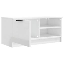 Berkfield Home TV Cabinet High Gloss White 80x35x36.5 cm Engineered Wood - thumbnail 6