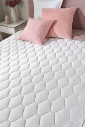 Aspire Quad Layer Natural Wool 900 Hybrid Mattress in White - Size: King - thumbnail 3