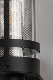 BHS Lighting Malone Outdoor Wall Light in Silver - thumbnail 3