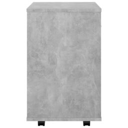 Berkfield Home Rolling Cabinet Concrete Grey 46x36x59 cm Engineered Wood - Size: 46 x 36 x 59 cm - thumbnail 5