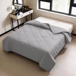 PAWNORA Summer Cooling Quilt Throw Grey 230x275cm - Size: 230x275 cm - thumbnail 5