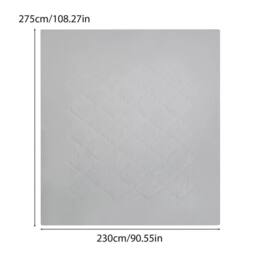 PAWNORA Summer Cooling Quilt Throw Grey 230x275cm - Size: 230x275 cm - thumbnail 2