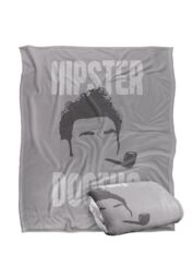 Warner Brothers Seinfeld, 152x127 cm The Cosmo Silky Touch Super Soft Throw Blanket in White - thumbnail 2