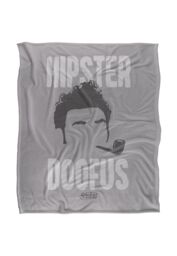 Warner Brothers Seinfeld, 152x127 cm The Cosmo Silky Touch Super Soft Throw Blanket in White - thumbnail 1